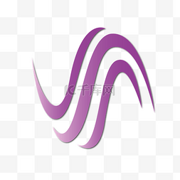 紫色美容海报图片_不规则形状装饰