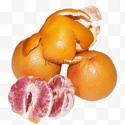 高清图片_新鲜水果美味分开西柚水果高清图