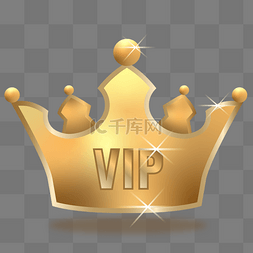 vip会员封面图片_金色皇冠VIP