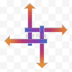 图片_箭头导航目录插画