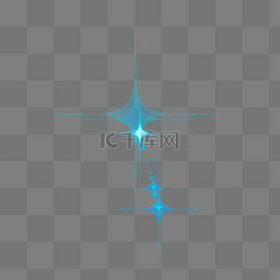 星星发光图片_光效发光的星辰