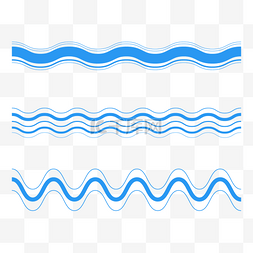 蓝色浪纹图片_蓝色波浪纹集合