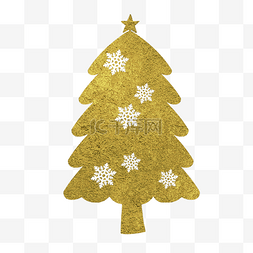 圣诞树花纹图片_金色镂空花纹圣诞树