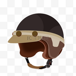 棕色骑车图片_ 棕色头盔 