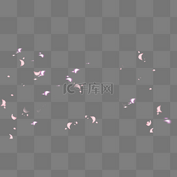 粉色花瓣漂浮物