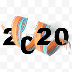 矢量笔触素材图片_3d墨水螺旋彩色笔刷2020