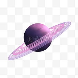 宇航员星球图片_紫色宇宙星球