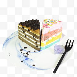 彩虹黑森林蛋糕