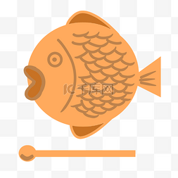 日本木鱼图片_日本橙色木鱼