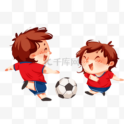 踢足球图片_小孩踢足球