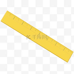桌子上的尺子图片_黄色尺子直尺