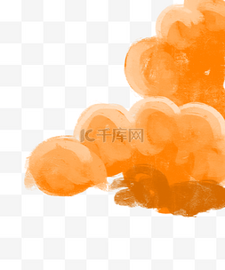 天空橙色图片_天空橙色云彩云朵