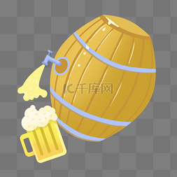 啤酒酿酒图片_木质圆通啤酒