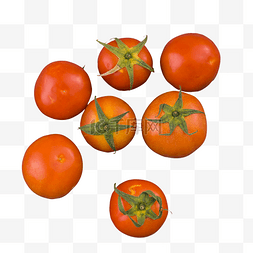 新鲜水果蔬菜堆图片_一堆红色的西红柿免抠图