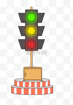 蓝交通标志图片_红绿灯交通灯