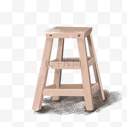 实木椅子插画图片_卡通实实木椅子免抠图