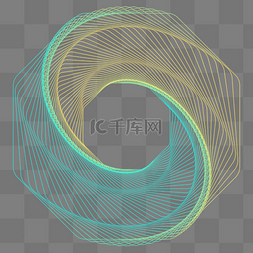 黄蓝渐变线条图片_渐变线条科技网格