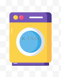 洗衣机插图图片_立体电器洗衣机插图