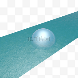 水球浮出水面图片_小球浮在水面