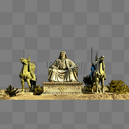 成吉思汗铜像