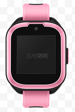 粉色儿童电子手表