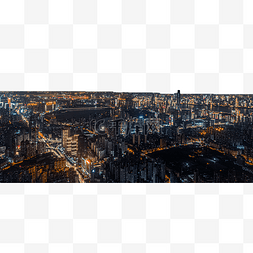 繁华城市图片_武汉城市夜景