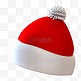 红色立体圣诞帽子