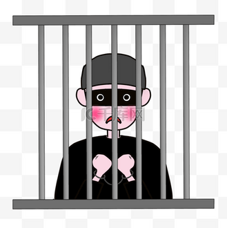 小偷i图片素材_小偷监狱剪贴画