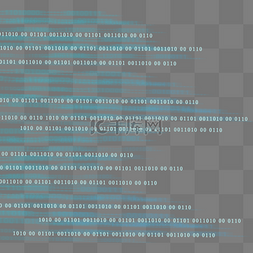 数字图片_蓝色科技数字代码装饰01程序