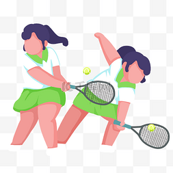 夏日活动运动打网球