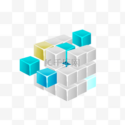 商务立方体方块立方体