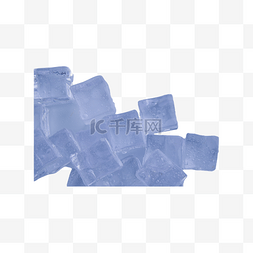 冰箱冰块融化图片_冰块透明凝固冷藏