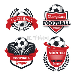 组的徽章，足球的标志