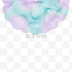 点线网格图片_量子科技抽象彩色散射网格