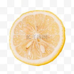 柠檬半图片_鲜果柠檬水果柠檬片