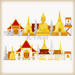 泰国贡米图片_在泰国的寺庙