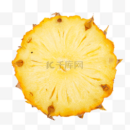 菠萝切面图片_热带水果切片菠萝