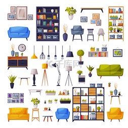 室内设计家具图片_舒适的家具和家居装修系列，舒适