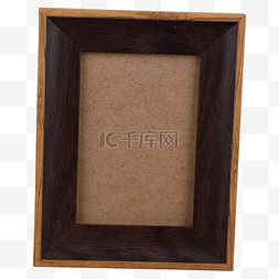 照片相框木质图片_一个方形简约相框桌面摆件
