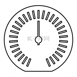 里程表矢量图片_车速表里程表速度计数器仪表轮廓