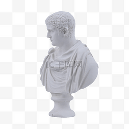 卡拉卡拉浮雕半身像石膏像