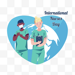 国际护士节绿衣护士
