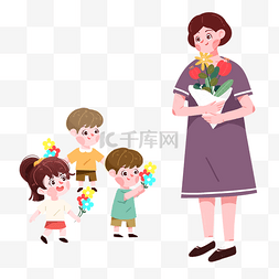 教师节给老师送花