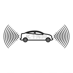 自动运输系统图片_汽车无线电信号传感器智能技术自