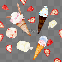 清爽一夏图片_夏日冰淇淋
