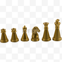 国际象棋棋子摄影图游戏益智