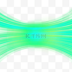 曲线弯曲图片_光纤绿光发光光效