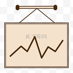 统计数据上升图片_统计剪贴画相框形式折线图