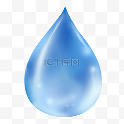 矢量水滴概念图片_水滴蓝色宝石图样梦幻