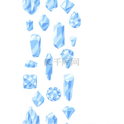 石英防水女表图片_与晶体或结晶矿物的无缝模式。